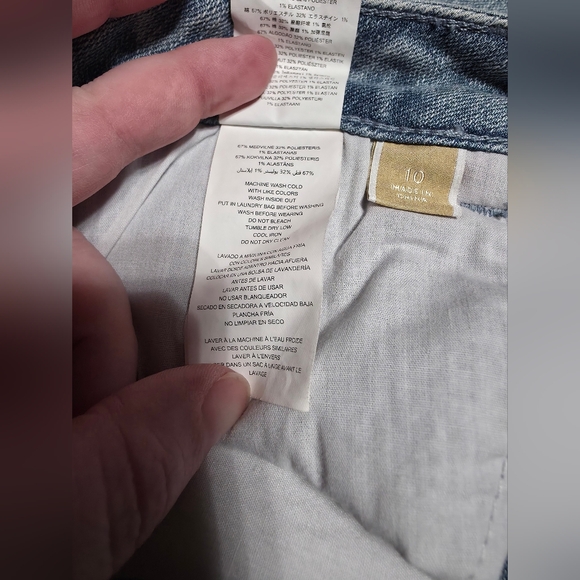 Michael Kors Women's Fray Flared Jeans Size 10 - Picture 13 of 15